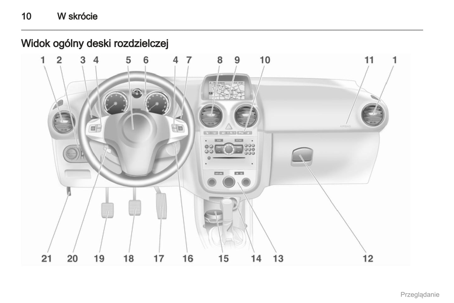 2012 Opel Corsa Owner's Manual | Polish