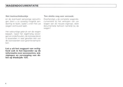 1996-1999 Volkswagen Polo Classic Bedienungsanleitung | Niederländisch