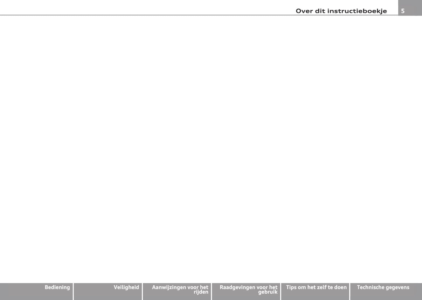 2007-2011 Audi A4 Bedienungsanleitung | Niederländisch