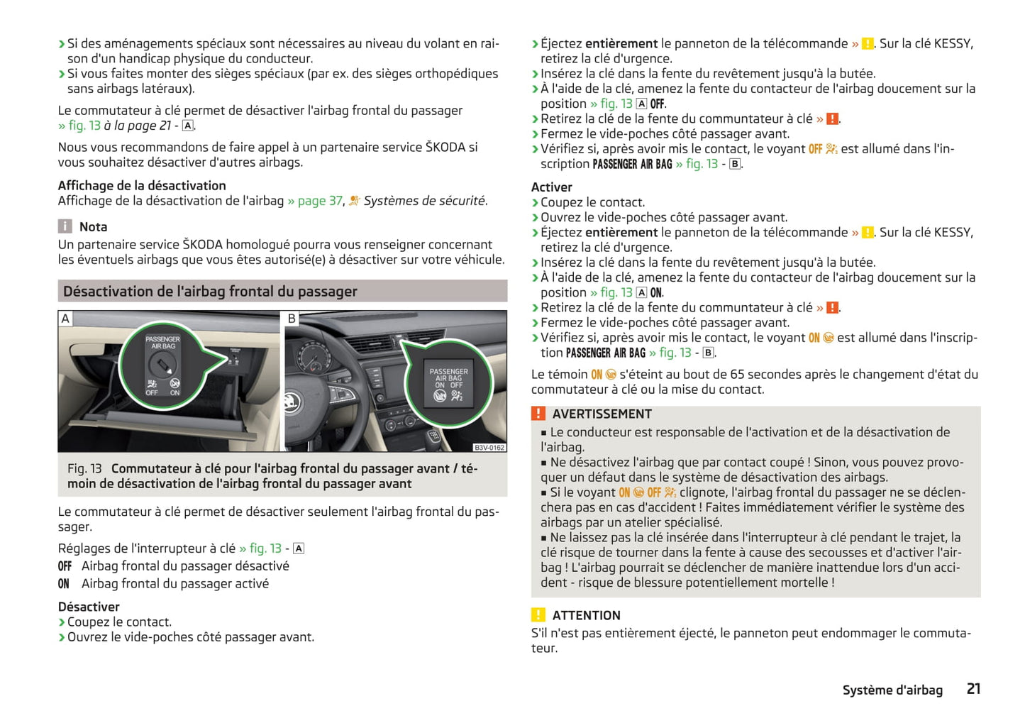 2013-2015 Skoda Superb Bedienungsanleitung | Französisch