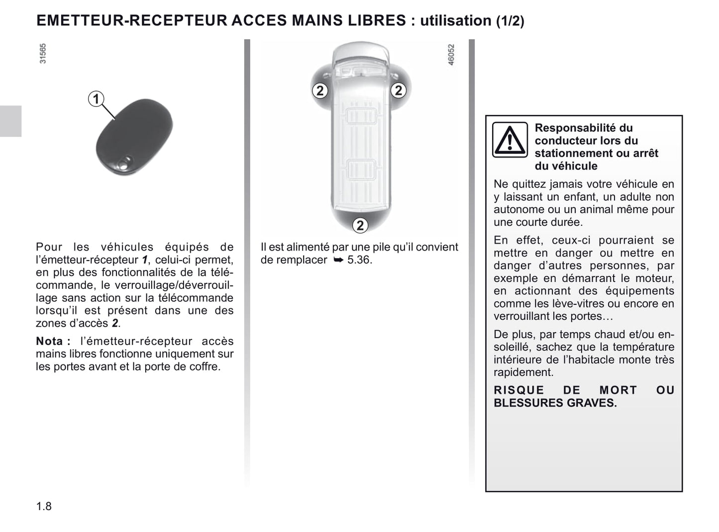 2020-2021 Renault Master Owner's Manual | French