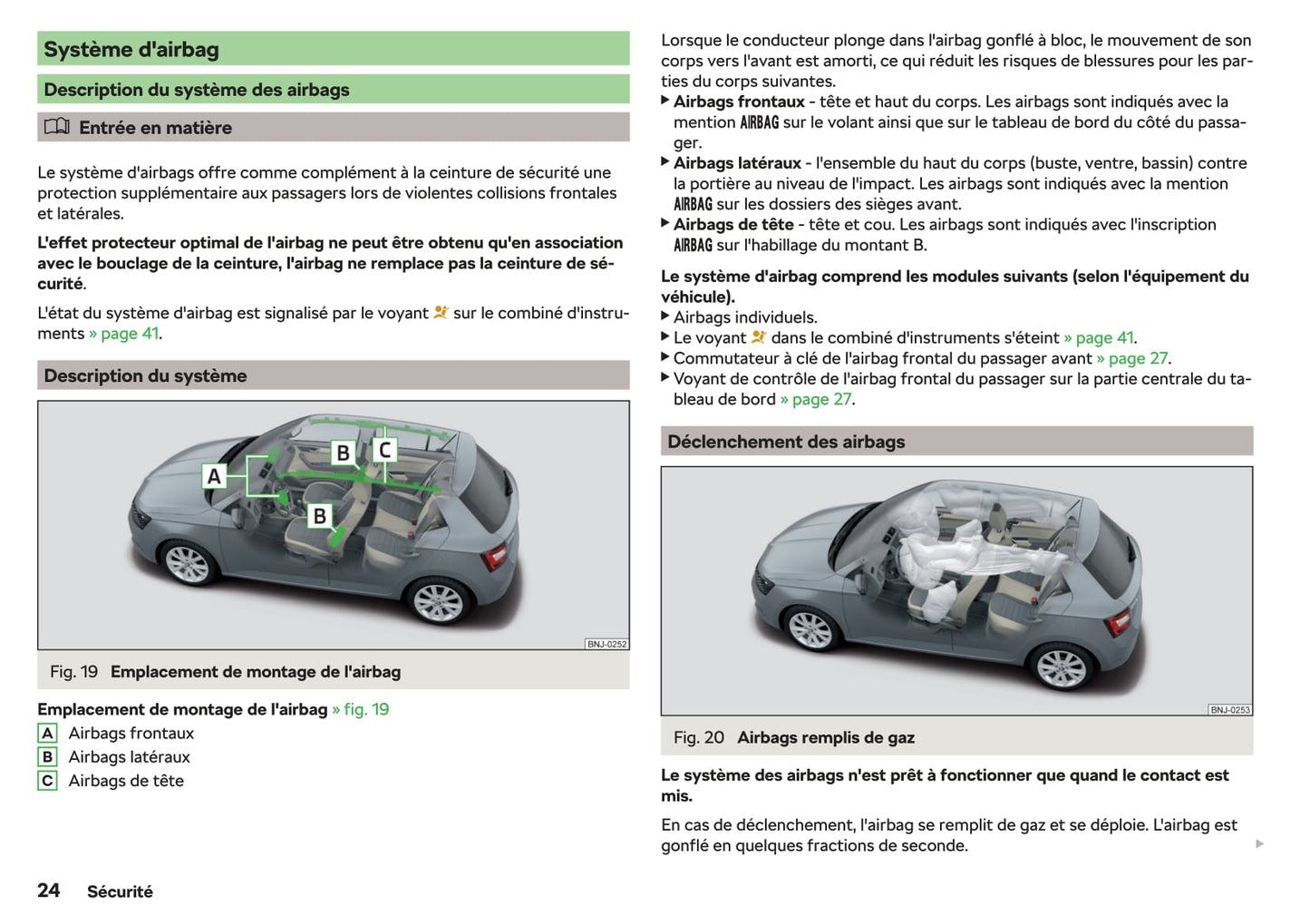 2015-2018 Skoda Fabia Bedienungsanleitung | Französisch