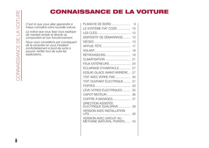 2017-2018 Fiat 500L Bedienungsanleitung | Französisch