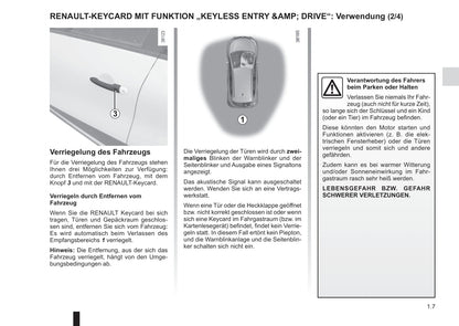 2017-2019 Renault Captur Owner's Manual | German