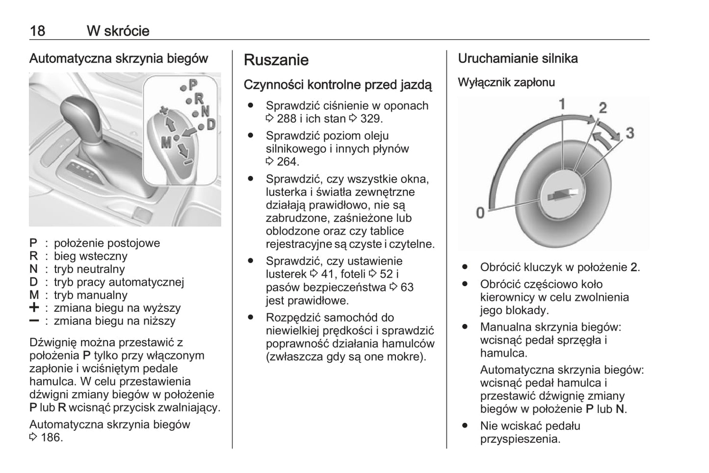 2020 Opel Insignia Owner's Manual | Polish