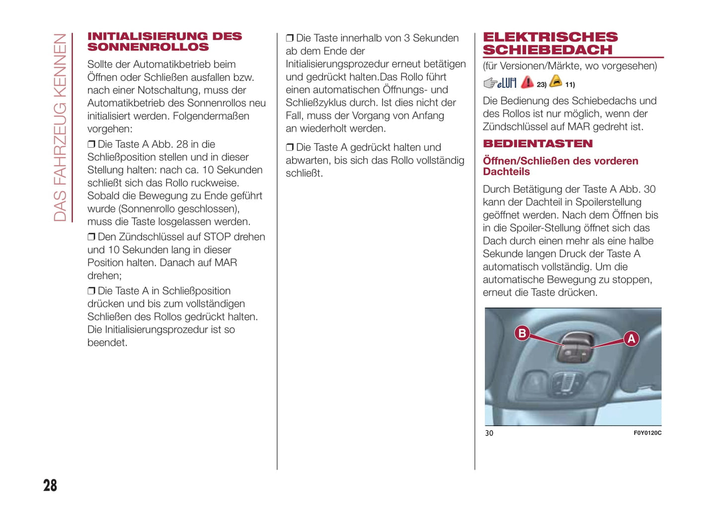 2015-2016 Fiat 500L Bedienungsanleitung | Deutsch
