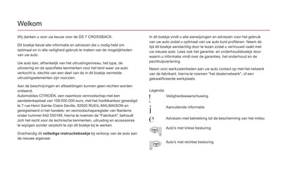 2018-2019 DS Automobiles DS 7 Crossback Bedienungsanleitung | Niederländisch