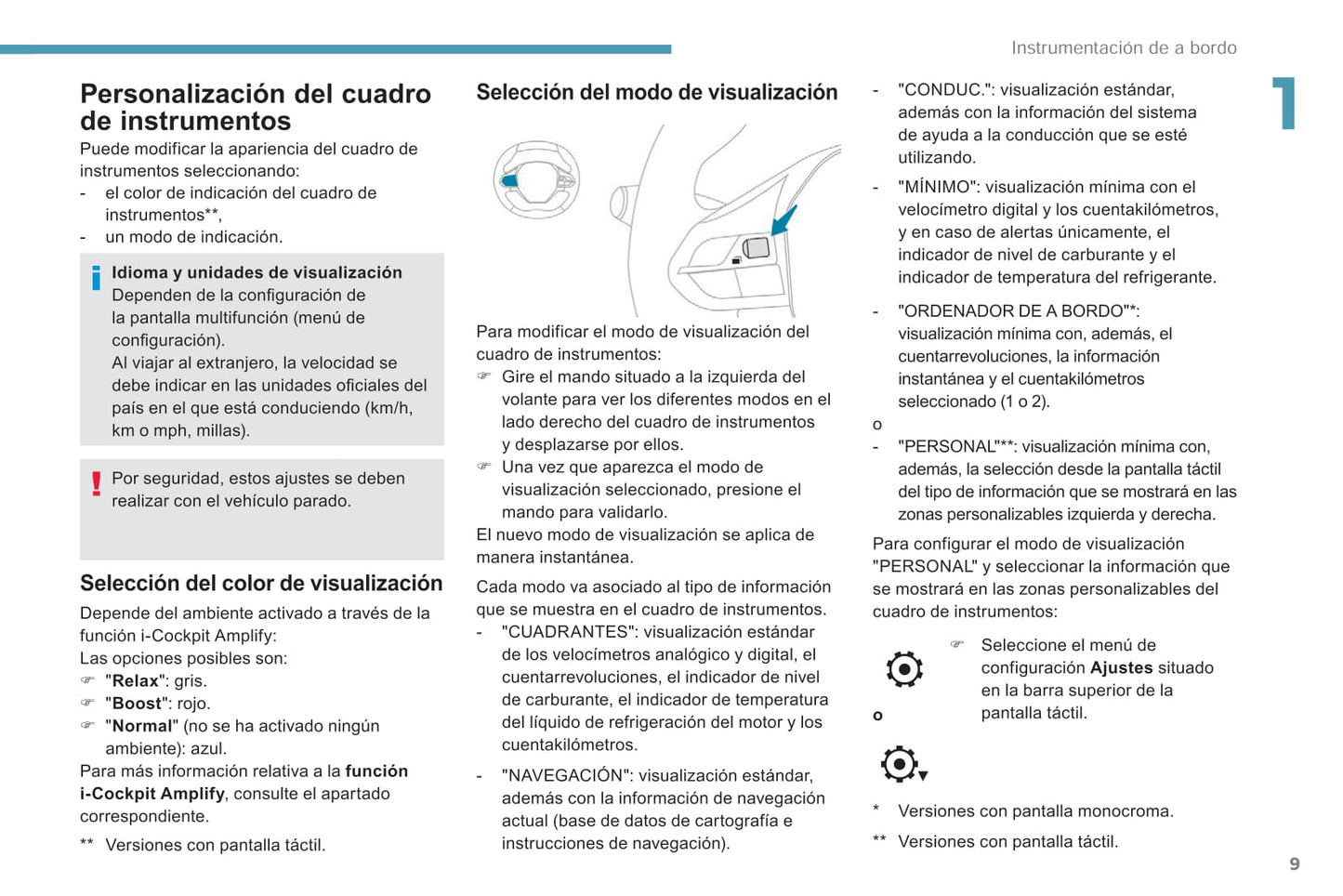 2017-2019 Peugeot 5008 Owner's Manual | Spanish