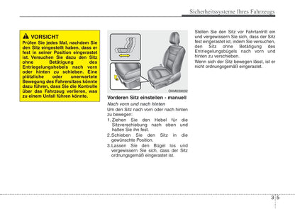 2010-2011 Kia Sorento Owner's Manual | German