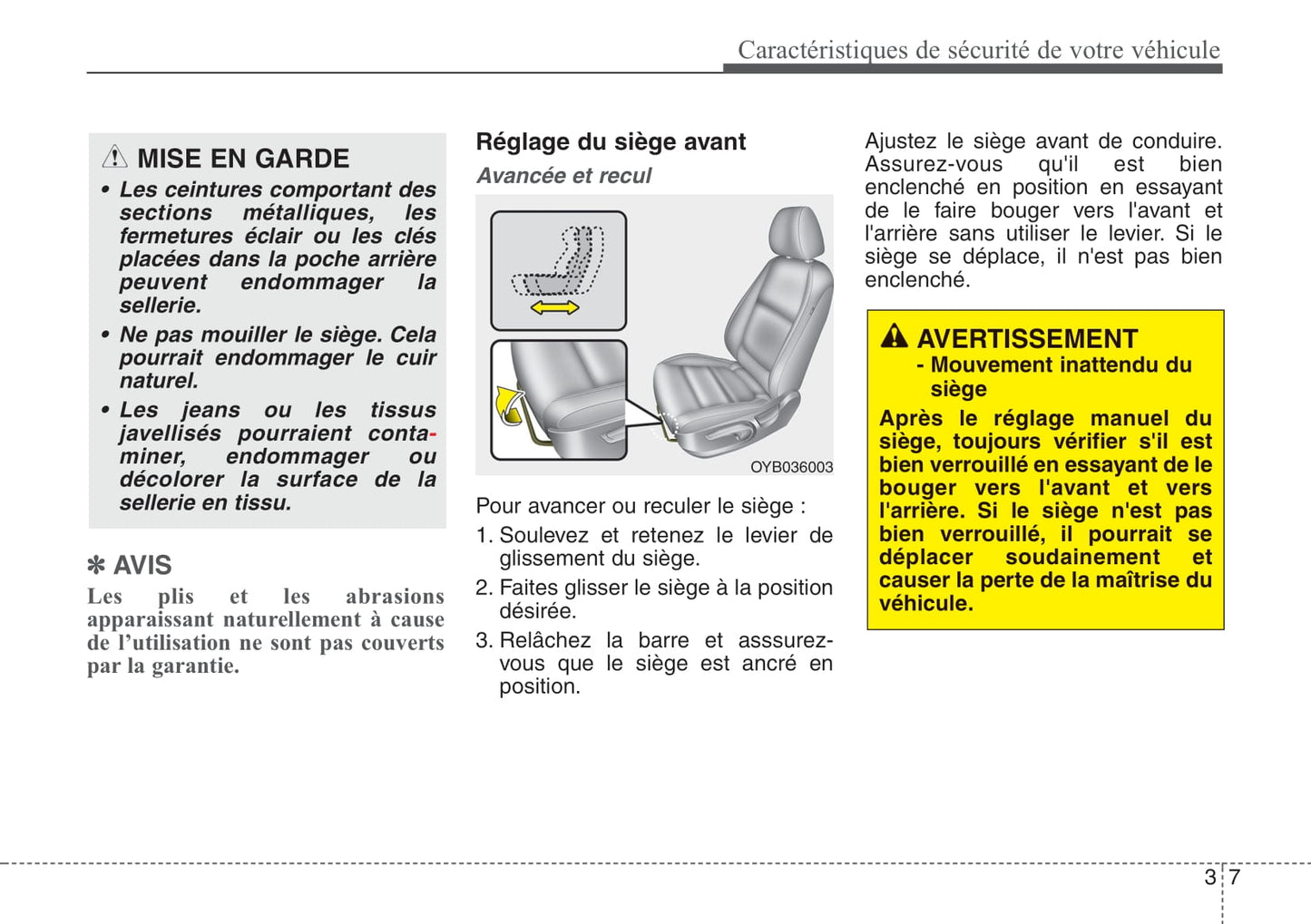 2021 Kia Rio Owner's Manual | French