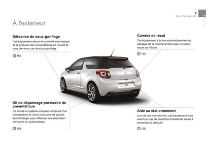 2016-2017 DS Automobiles DS 3 Bedienungsanleitung | Französisch