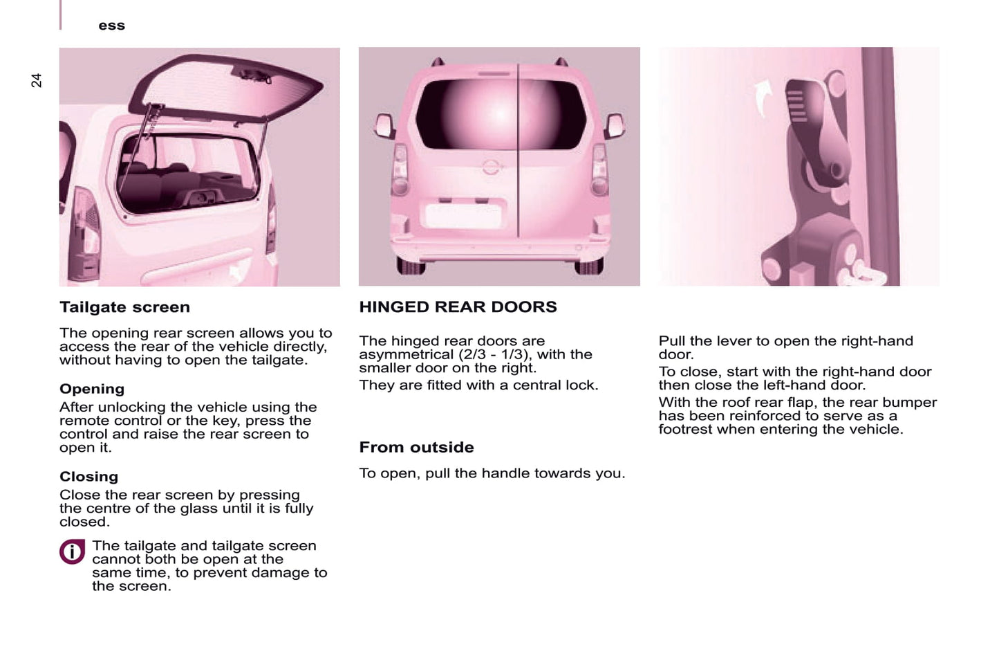 2016 Citroën Berlingo Multispace Owner's Manual | English