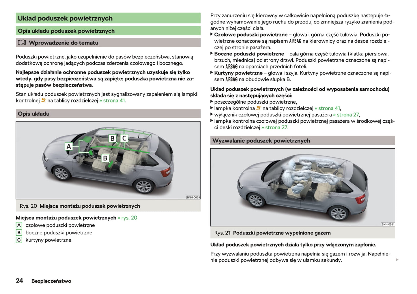 2018-2019 Skoda Rapid Spaceback Owner's Manual | Polish