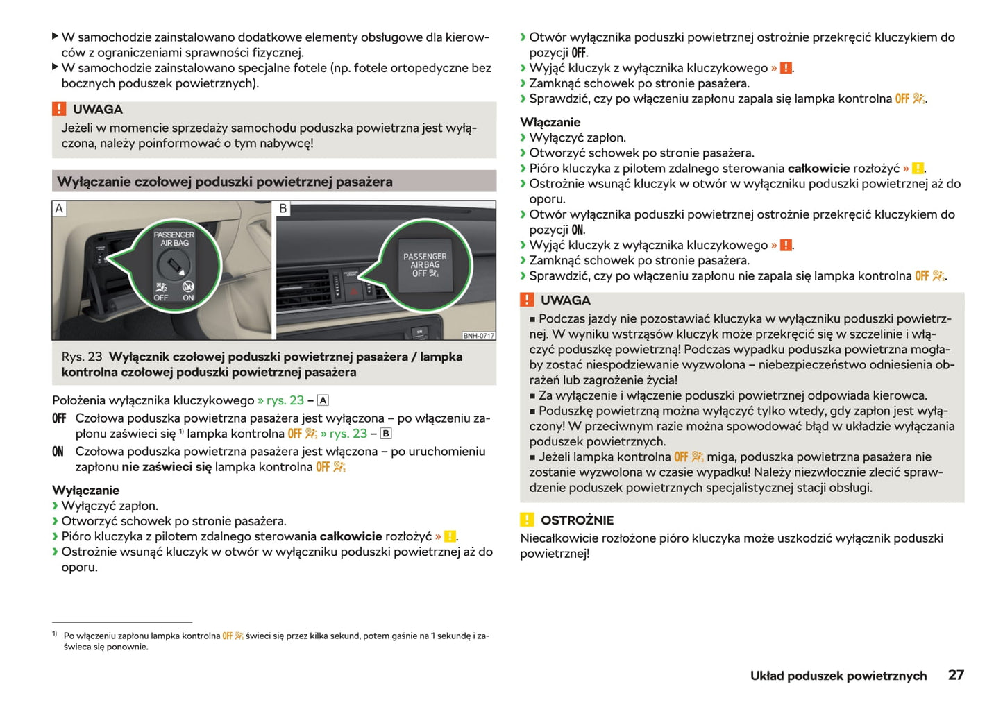 2018-2019 Skoda Rapid Spaceback Owner's Manual | Polish