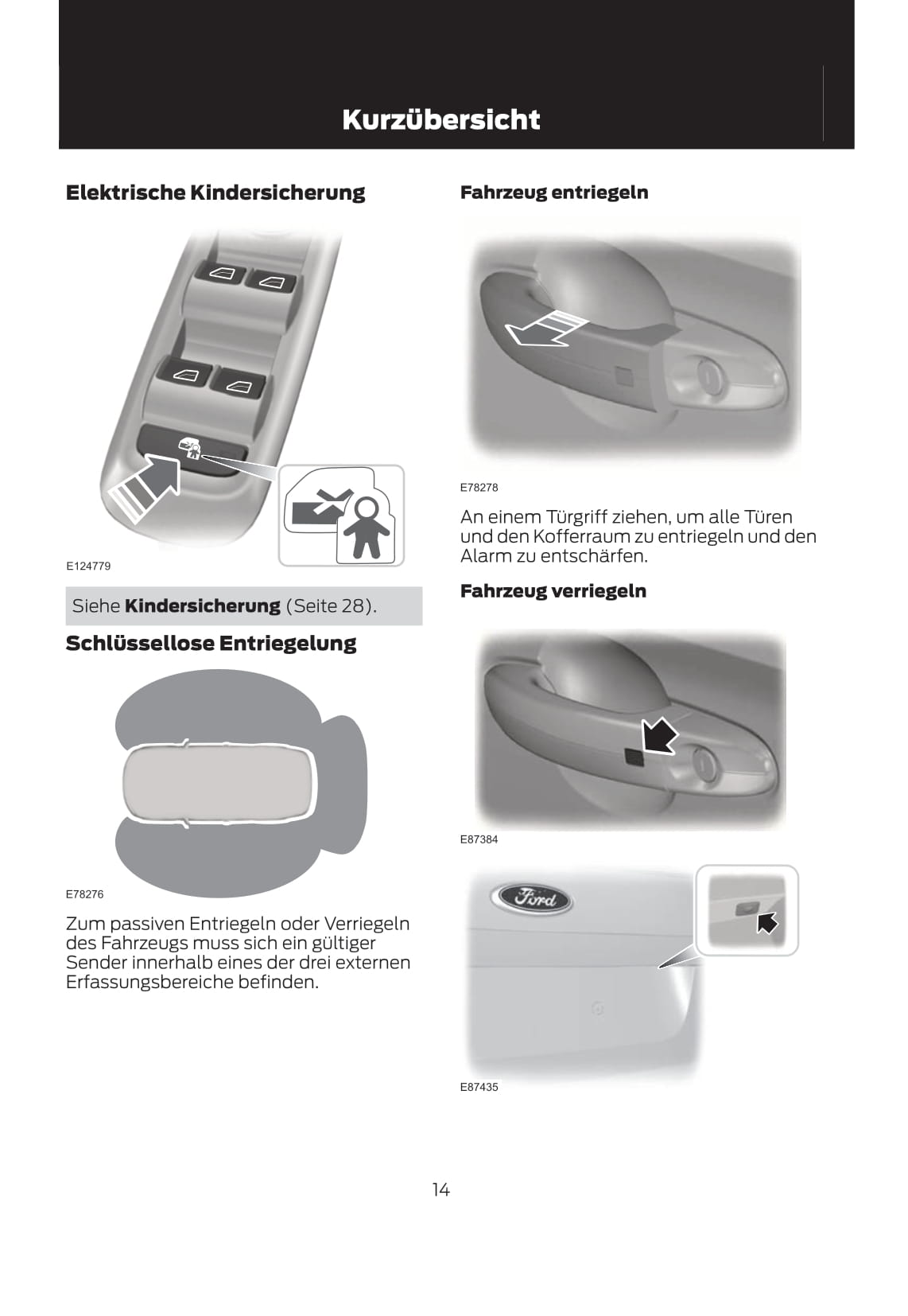 2011-2012 Ford Mondeo Owner's Manual | German