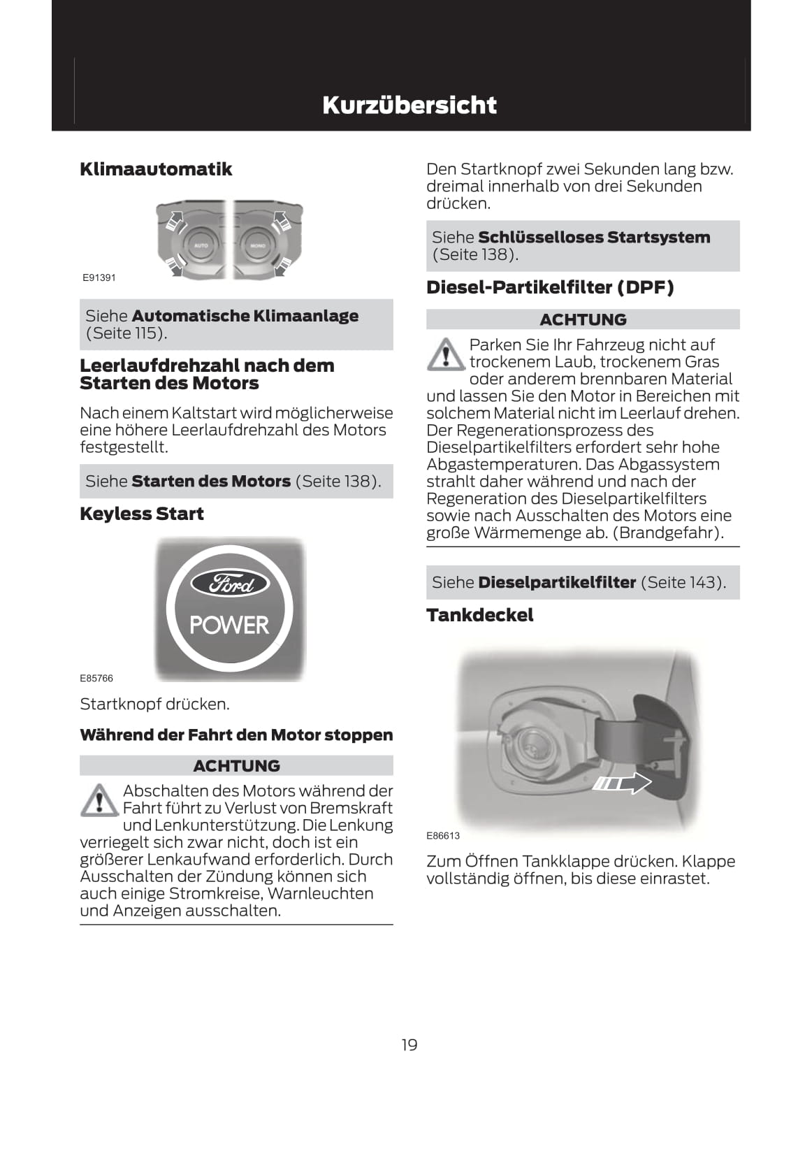 2011-2012 Ford Mondeo Owner's Manual | German