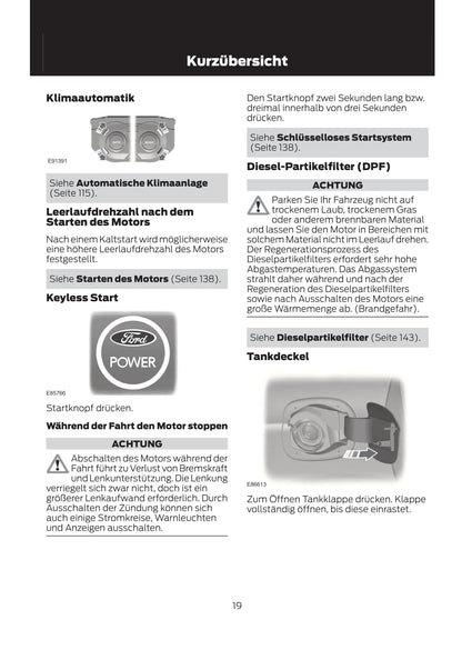 2011-2012 Ford Mondeo Bedienungsanleitung | Deutsch