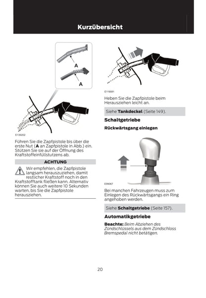 2011-2012 Ford Mondeo Owner's Manual | German