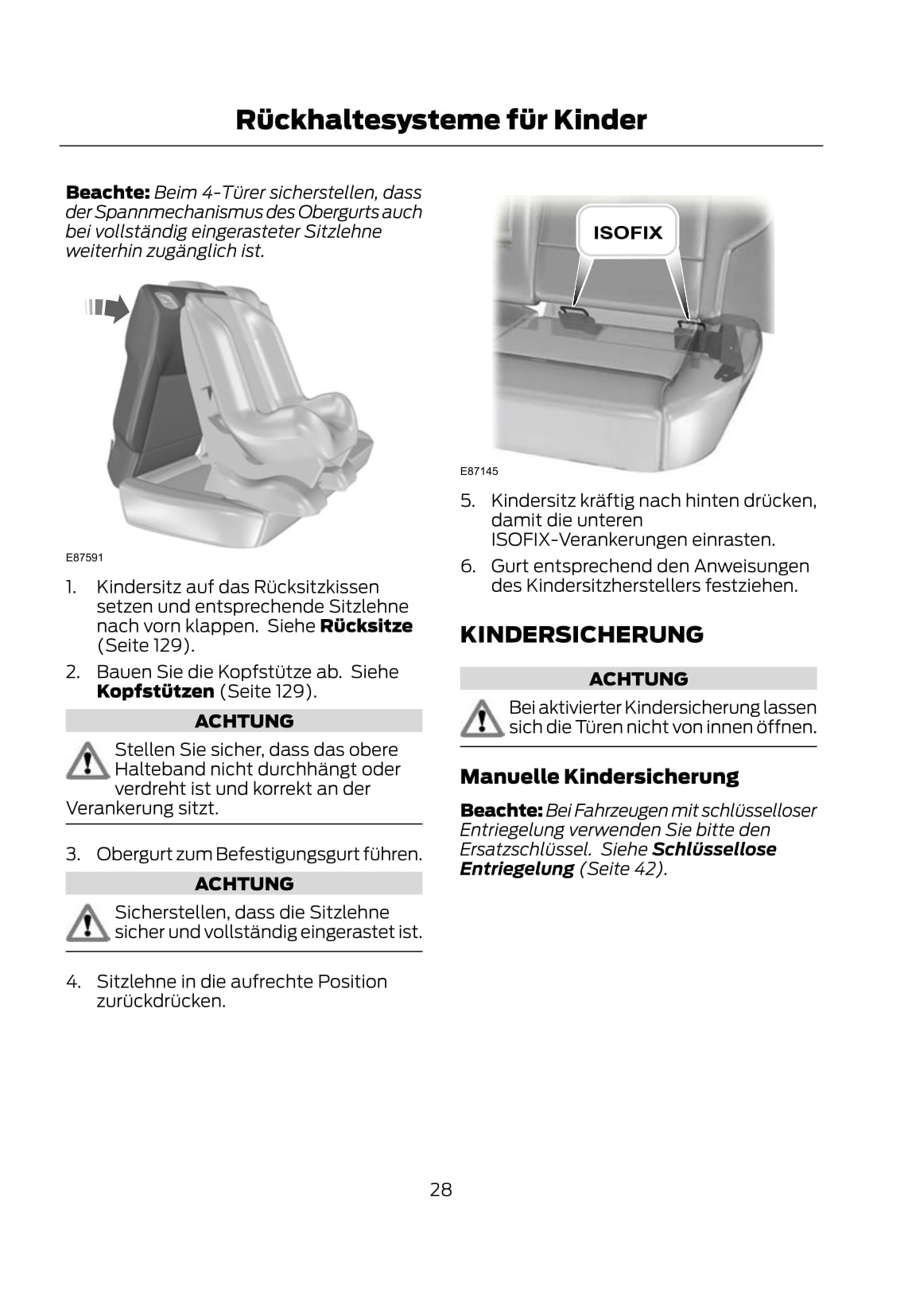 2011-2012 Ford Mondeo Bedienungsanleitung | Deutsch