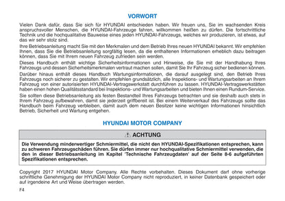 2017-2018 Hyundai Ioniq Bedienungsanleitung | Deutsch