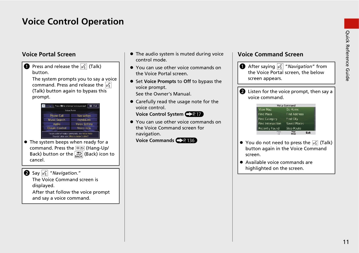 Honda CR-V Navigation Owner's Manual 2018