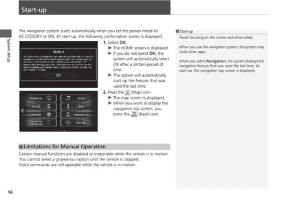 Honda CR-V Navigation Owner's Manual 2018