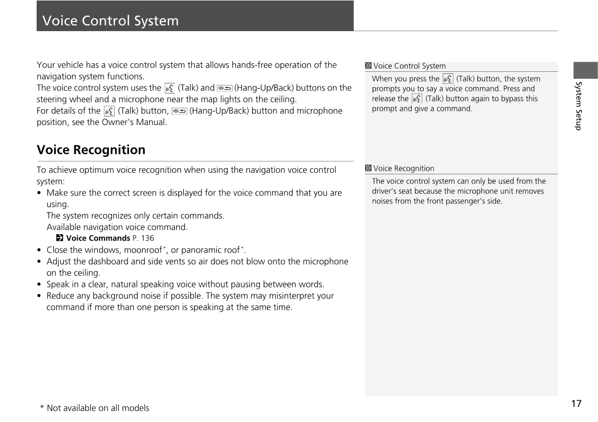 Honda CR-V Navigation Owner's Manual 2018