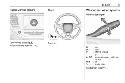 2019 Opel Crossland X Owner's Manual | English