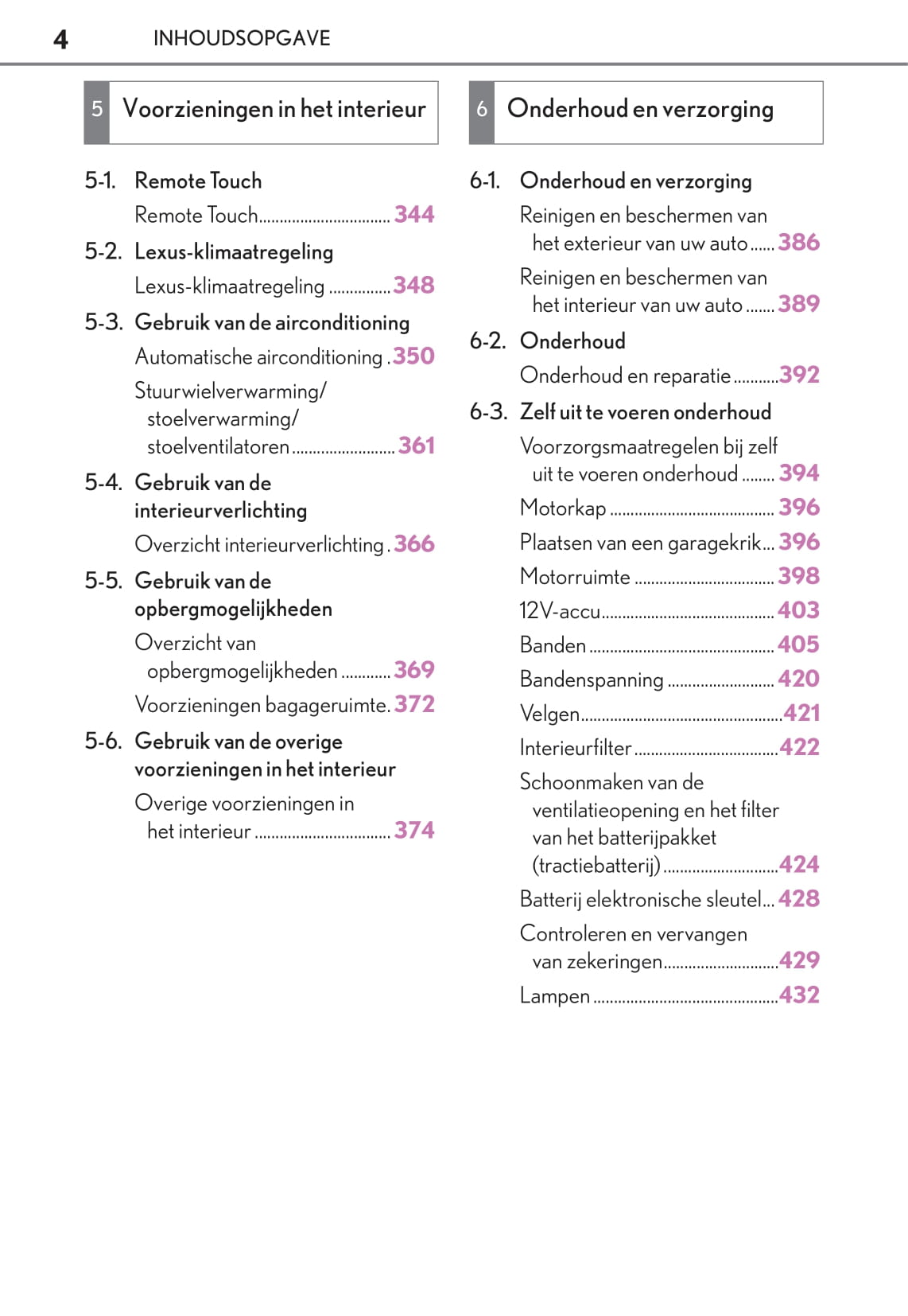 2018-2019 Lexus ES 300h Bedienungsanleitung | Niederländisch