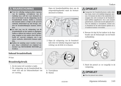 2008-2017 Mitsubishi Lancer Sportback Owner's Manual | Dutch