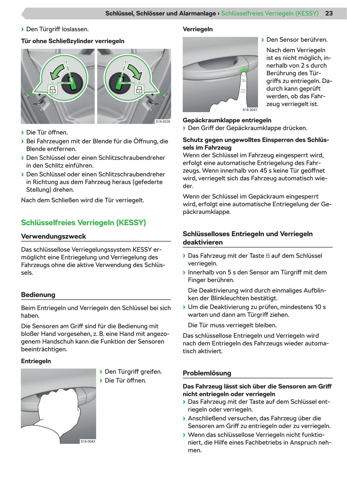 2019-2020 Skoda Superb Owner's Manual | German