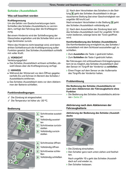 2019-2020 Skoda Superb Owner's Manual | German