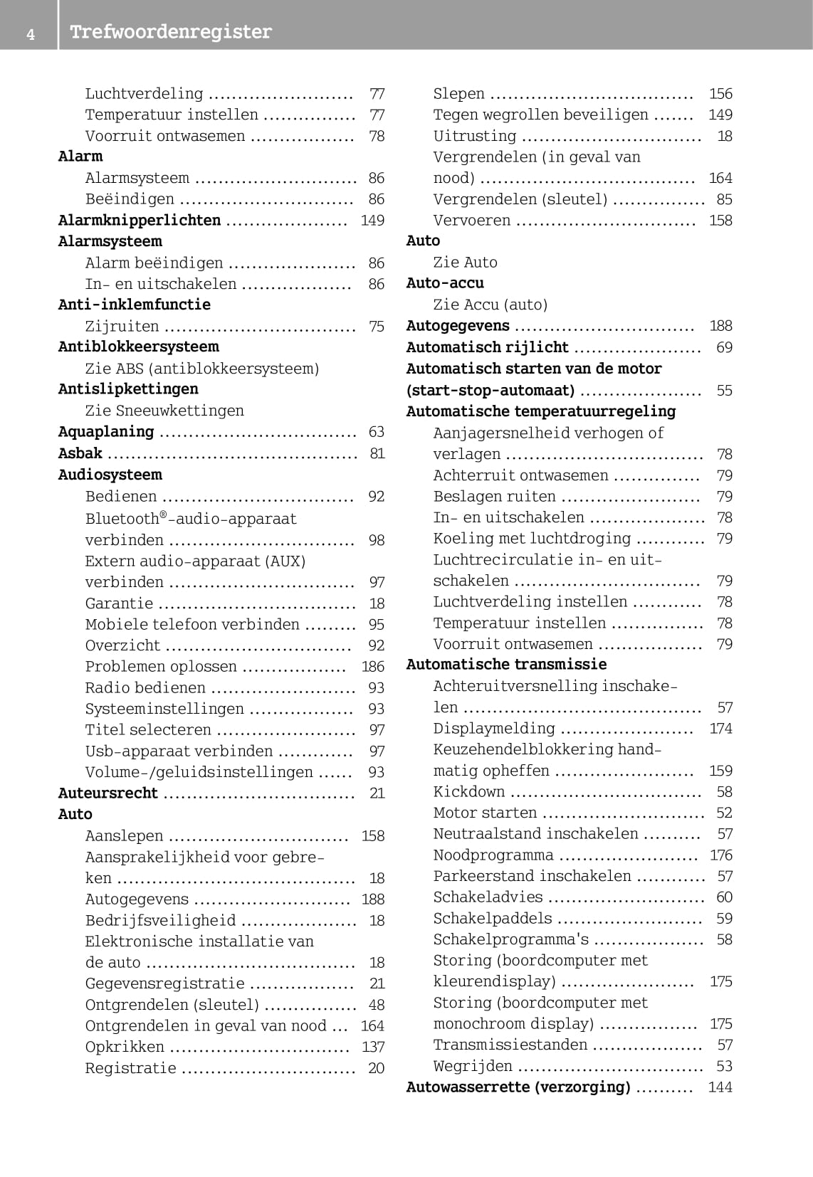 2014-2019 Smart Forfour Owner's Manual | Dutch