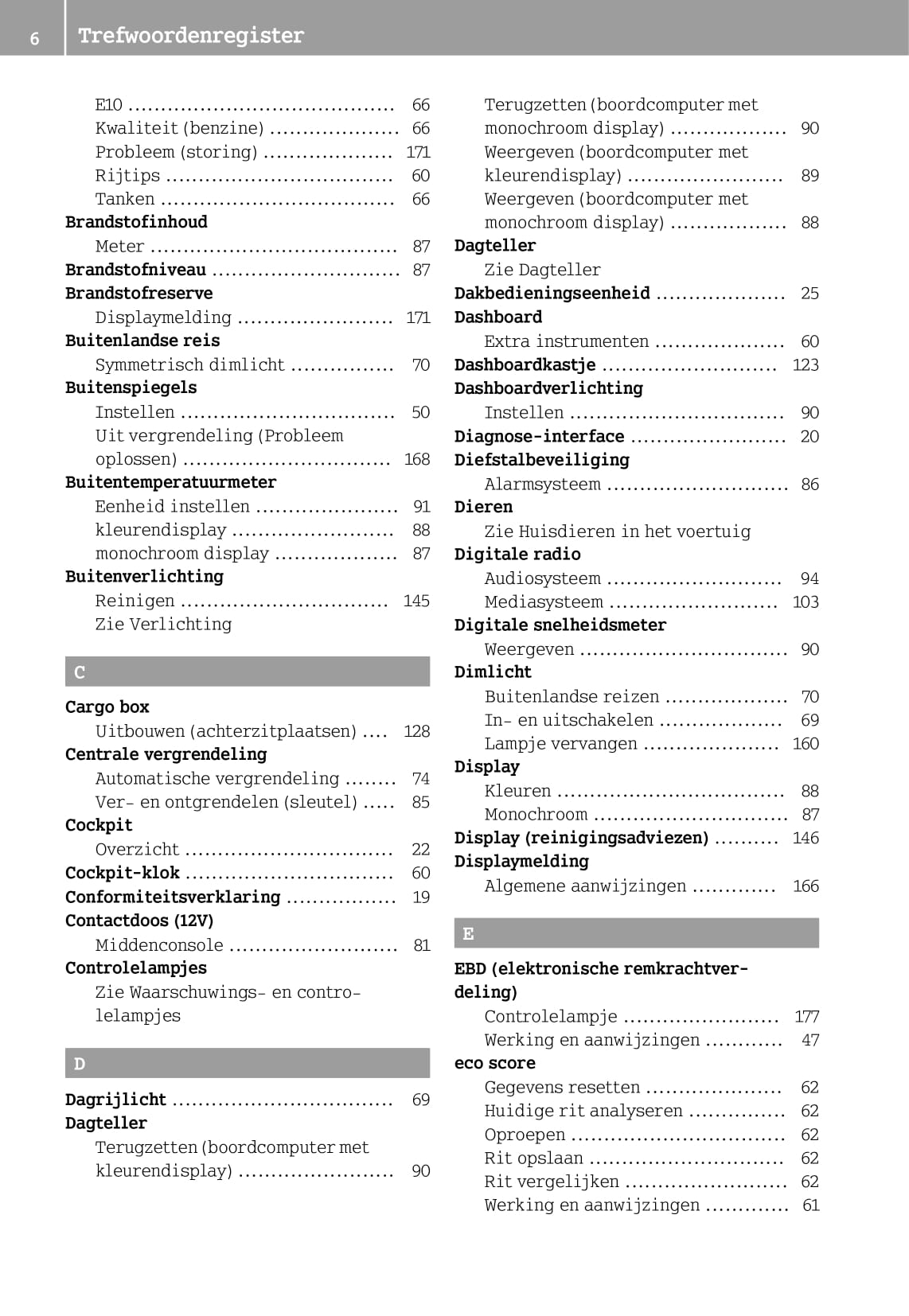 2014-2019 Smart Forfour Owner's Manual | Dutch