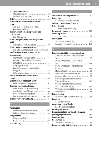 2014-2019 Smart Forfour Owner's Manual | Dutch