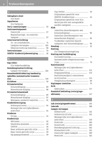 2014-2019 Smart Forfour Owner's Manual | Dutch