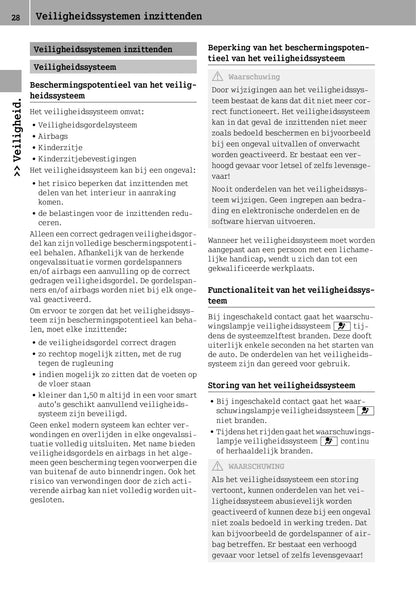 2014-2019 Smart Forfour Owner's Manual | Dutch