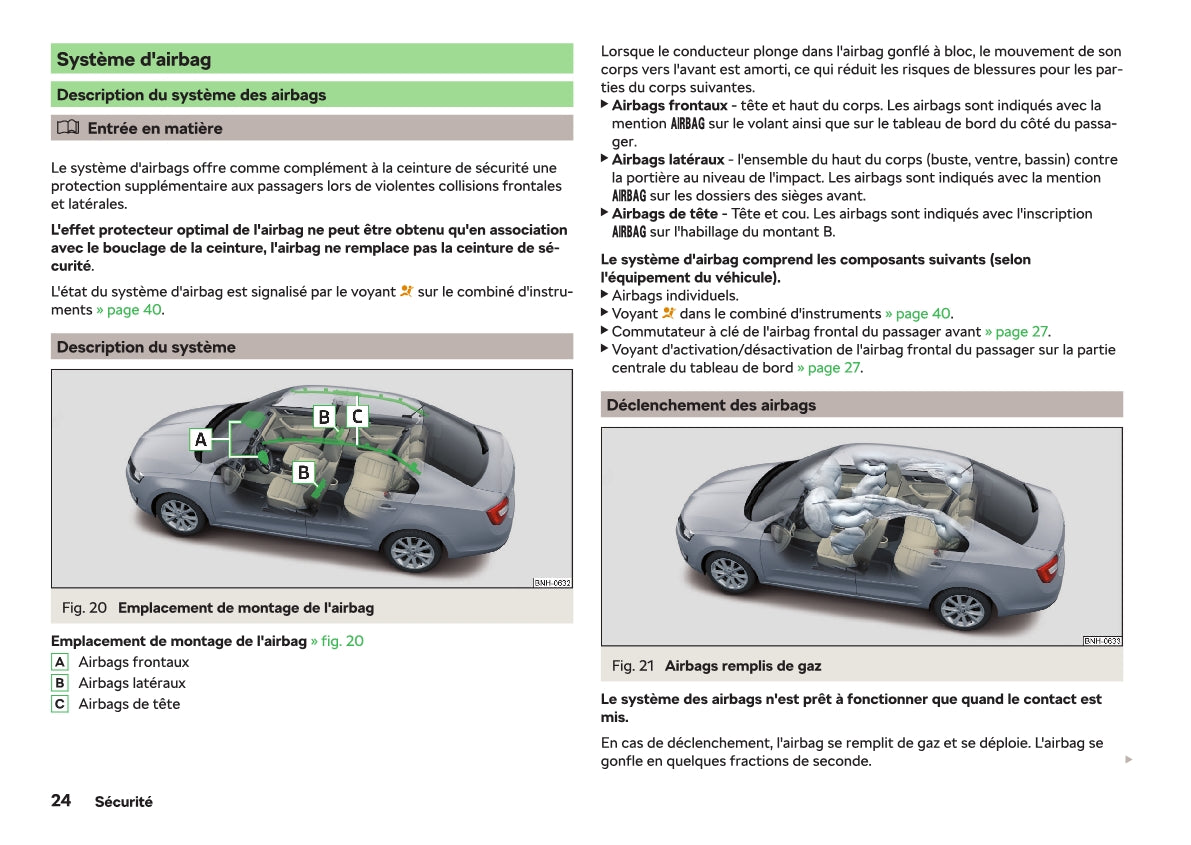 2012-2019 Skoda Rapid Bedienungsanleitung | Französisch