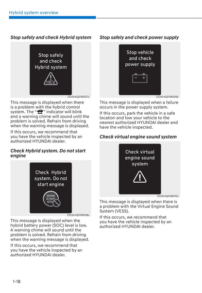 2019-2020 Hyundai Kona Hybrid Owner's Manual | English