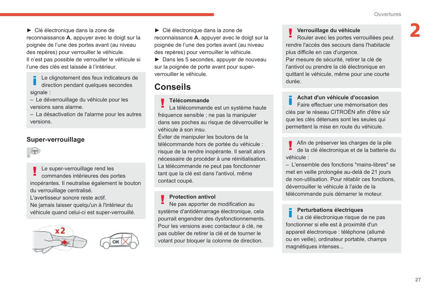 2019-2021 Citroën C3 Aircross Owner's Manual | French