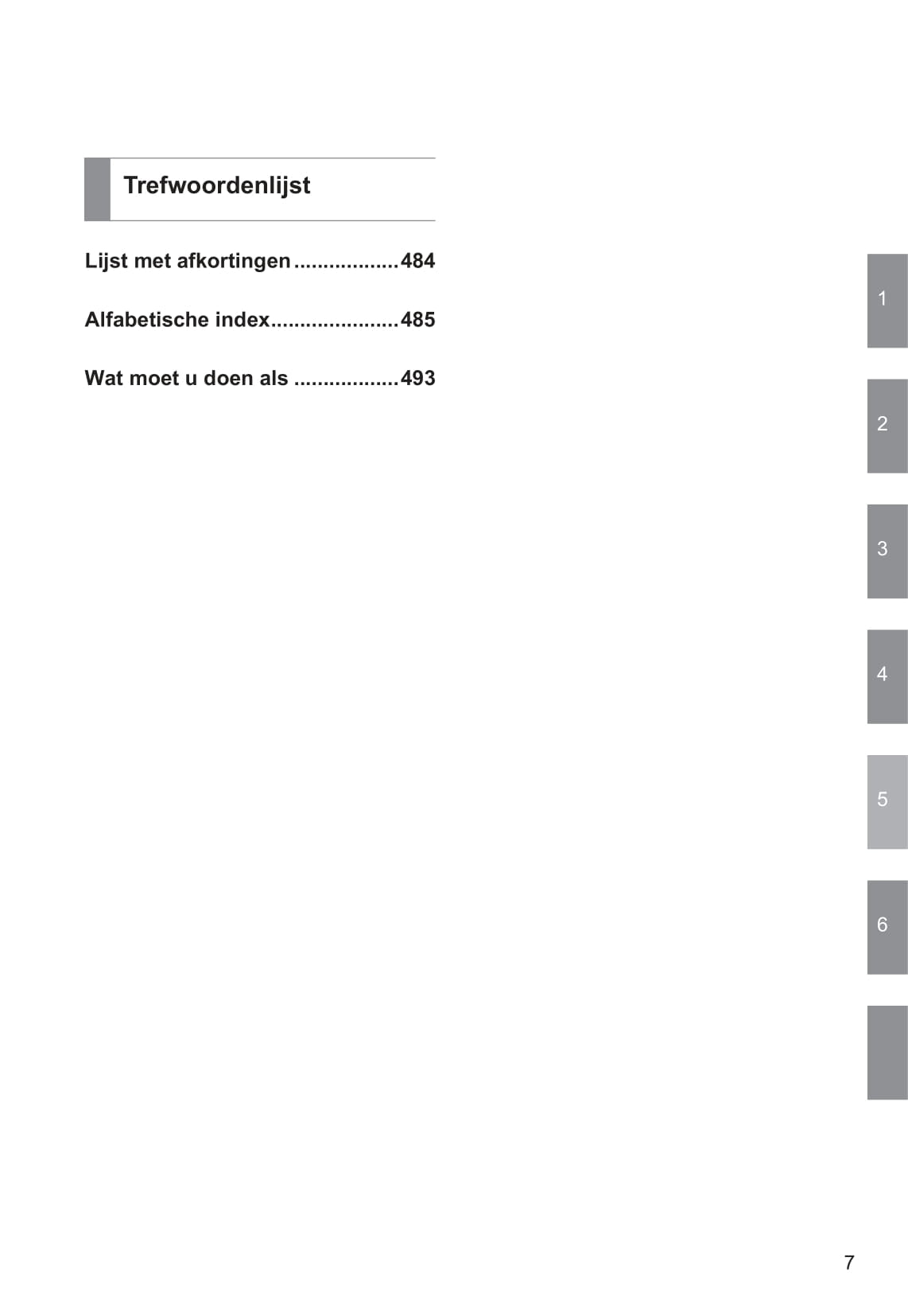 2009-2010 Toyota Urban Cruiser Owner's Manual | Dutch