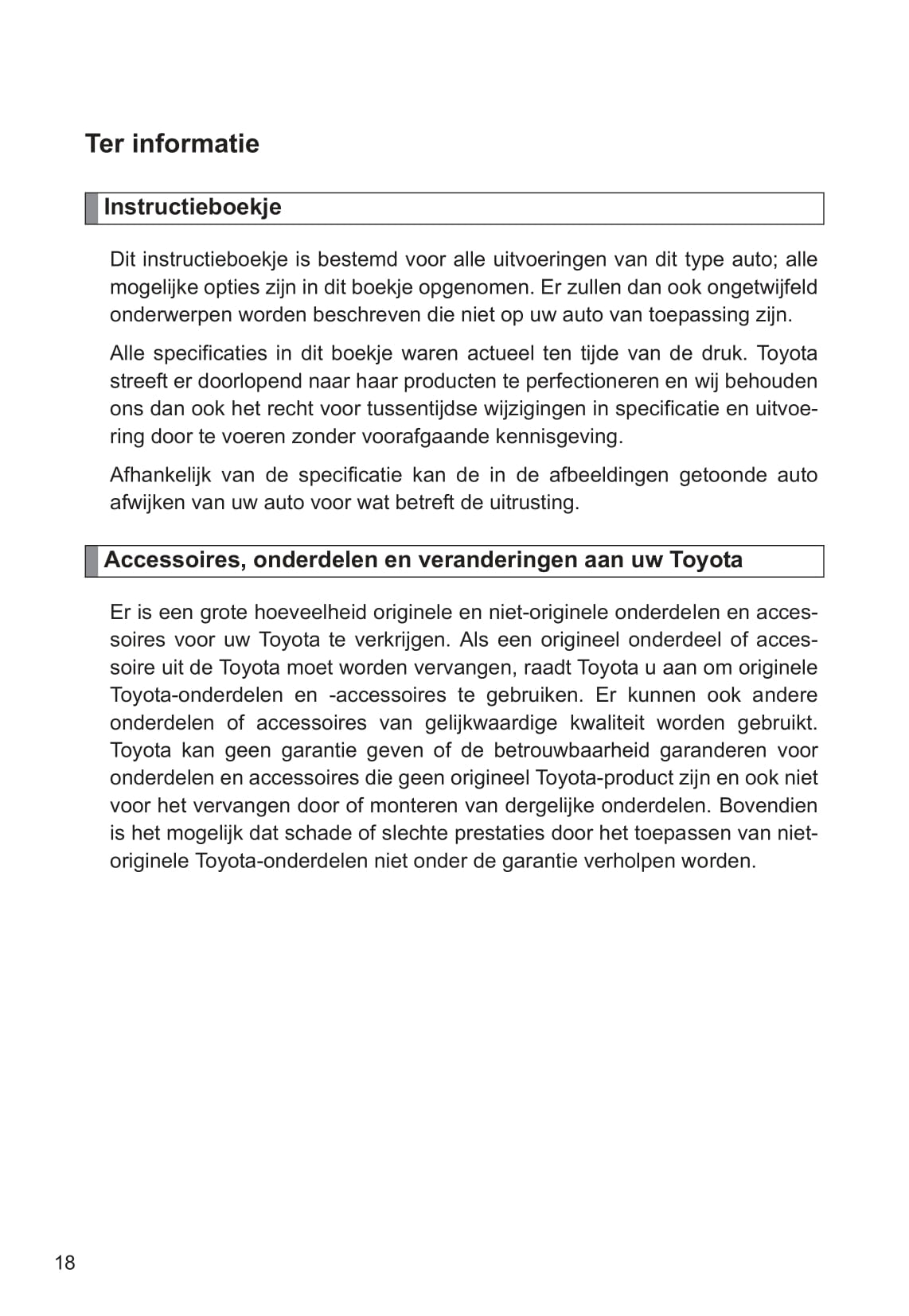 2009-2010 Toyota Urban Cruiser Bedienungsanleitung | Niederländisch