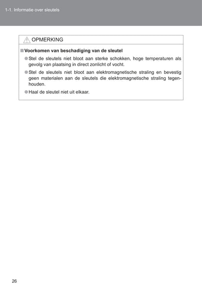 2009-2010 Toyota Urban Cruiser Owner's Manual | Dutch