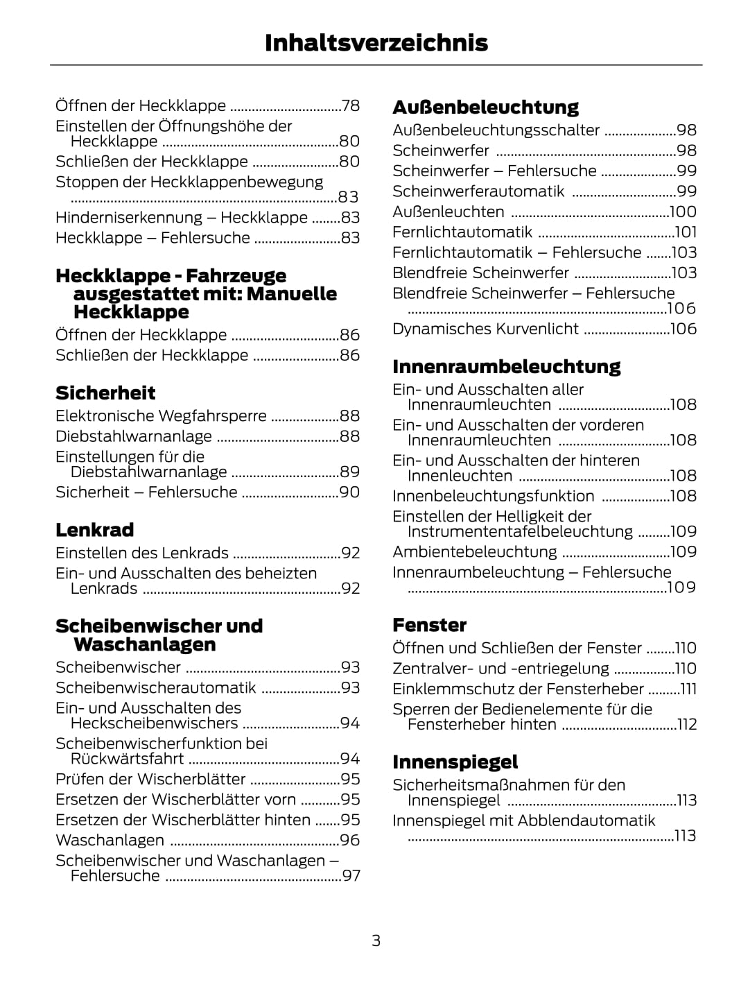 2020-2021 Ford Mustang Mach-E Owner's Manual | German