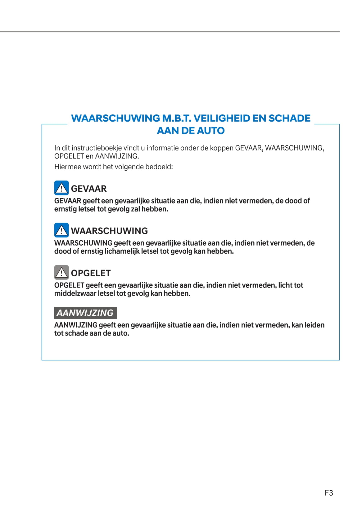 2021-2022 Hyundai Kona N Owner's Manual | Dutch