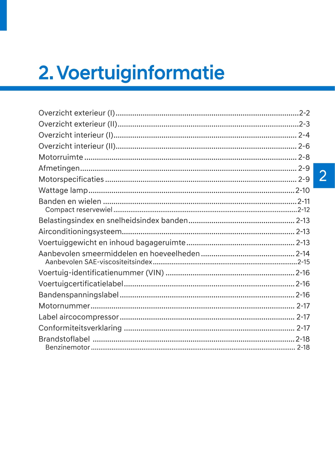 2021-2022 Hyundai Kona N Owner's Manual | Dutch