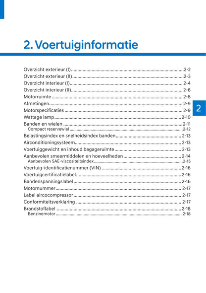 2021-2022 Hyundai Kona N Owner's Manual | Dutch