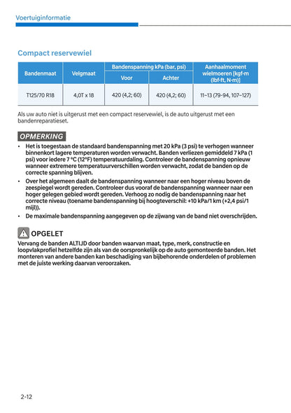 2021-2022 Hyundai Kona N Owner's Manual | Dutch