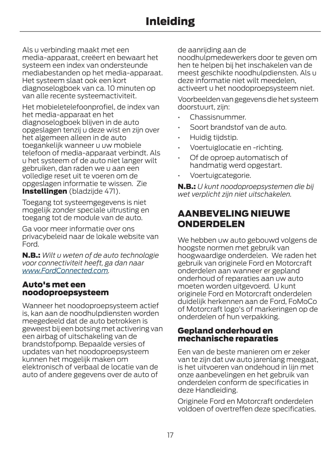 2021 Ford Kuga Bedienungsanleitung | Niederländisch