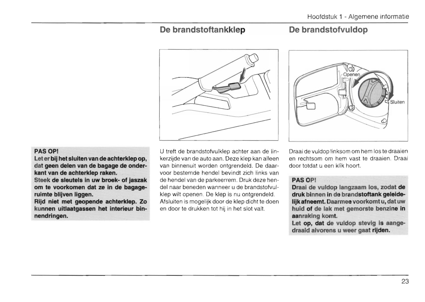 1996-2001 Daihatsu Charade Bedienungsanleitung | Niederländisch